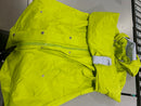 GENERIC LIME GREEN SIZE MEDIUM HOODED RAIN JACKET - SIZE: MEN M - LIME GREEN - Like New