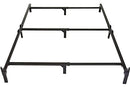 AMAZON BASICS METAL BED FRAME 9-LEG FOR BOX SPRING MATTRESS FULL - BLACK - Like New
