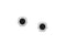THE SAK SILVER TONE AND BLACK GEOMETRIC EARRINGS - SILVER/BLACK - Like New