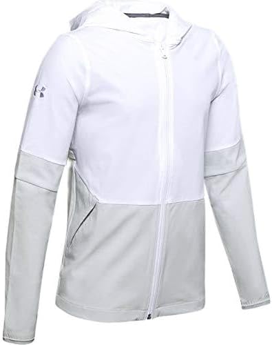 Under Armour Boys' UA Squad Woven Warm-Up Jacket YLG 1343283 New