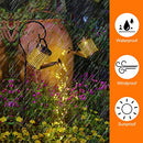 LEDEAK Solar Hanging Lantern Garden Fairylight, Metal String - Copper Coins - Like New