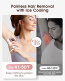 LYSMOSKI LASER HAIR REMOVAL, IPL, ICE-COOLING SYSTEM, DEVICE, TM002 - ROSE GOLD - Like New