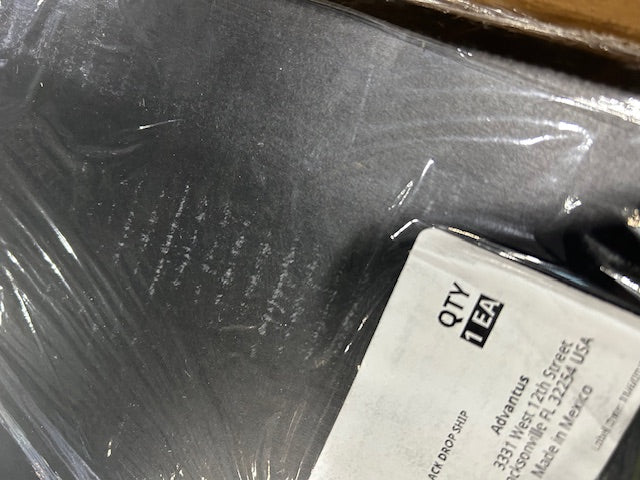 ADVANTUS BLACK DESK PAD ANTIMICROBIAL 20X36 BLACK DROP SHIP - BLACK - Brand New