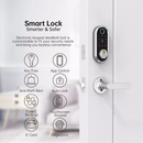 SMONET Fingerprint Front Door Lock Keyless Digital Keypad Y1-SBF2LH-S - Silver Like New