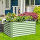 Raised Raised Box Garden Bed 48"x36"x24" Sage Green hg-0253-GY-SAGE/GREEN - Like New