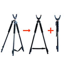 VANGUARD QUEST T62U SHOOTING STICK, TRIPOD, BI POD, GUN POD ALL IN ONE - BLACK - Brand New