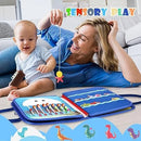 Busy Board Toddler Stocking Stuffers - Sensory Toys for Toddlers, Magic Blue - Brand New