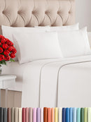 CGK UNLIMITED 6 PIECE SHEET SET HOTEL LUXURY KING ANTIQUE WHITE - Like New