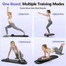 FED FITNESS PILATES BOARD PORTABLE PILATES REFORMER MACHINE - BLACK - Like New