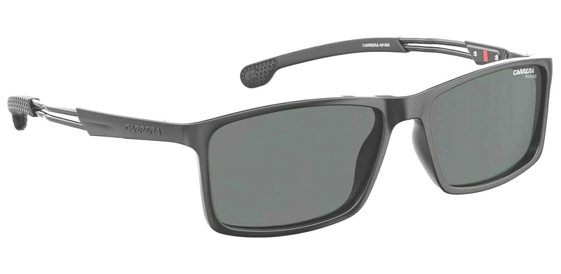 CARRERA SUNGLASSES 4016/S 807 BLACK POLARIZED 55MM - BLACK - Like New