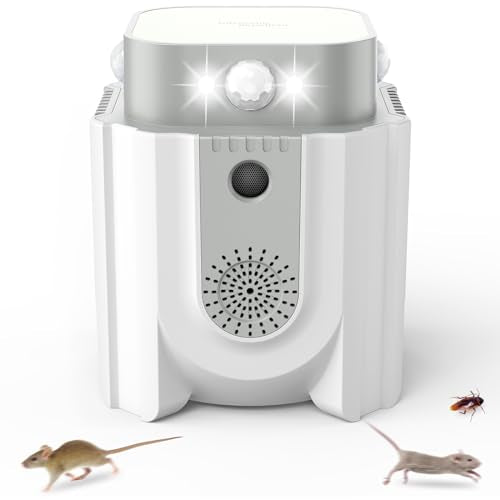 Endbug Ultrasonic Pest Repeller Indoor Rodent Repellent with PIR DT-01 White Like New