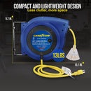 Goodyear Extension Cord Reels (12AWG x 40FT w/LED Light-Up Tap) 63313132G - Blue Like New