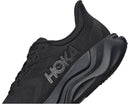 HOKA MENS ARAHI 8 - SIZE: MEN 10.5 (AU/UK M10) (EU M44 2/3) - BLACK/BLACK - Like New