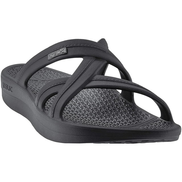 TELIC WOMEN'S MALLORY SANDAL, SIZE MEDIUM - SIZE: WOMEN 9 - MIDNIGHT BLACK - Like New