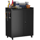 GREATMEET 32" H Lockable Storage Cabinet, Small Locking Cabinet with Doors - Brand New