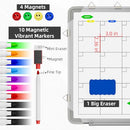 POLEGAS LARGE DRY ERASE CALENDAR WHITEBOARD MAGNETIC WHITE BOARD - WHITE - Like New