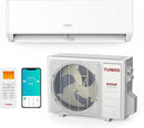 TURBRO 12,000 BTU Ductless Mini Split Inverter AC Heat Pump GL12K230 - WHITE Like New