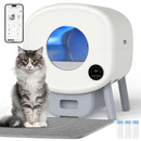 Self-Cleaning Cat Litter Box, Automatic Litter Box Robot Self Cleaning with APP - Like New
