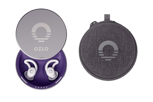 OZLO SLEEPBUDS AND TRAVEL CASE BUNDLE - PURPLE - Like New