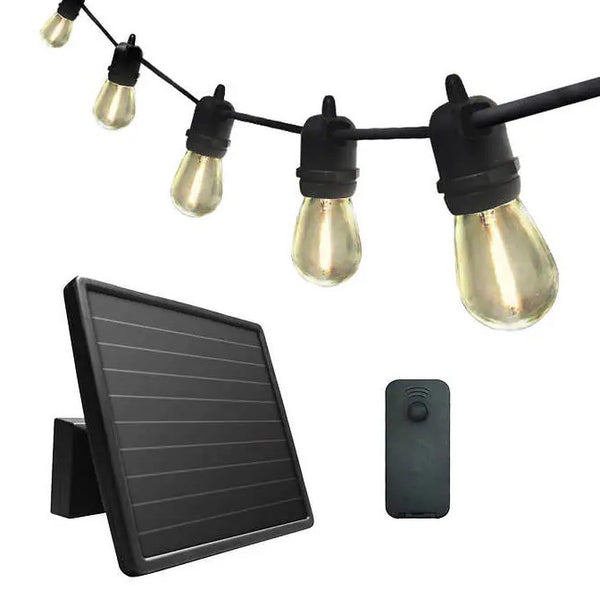 Sunforce 35' Solar LED String Lights with Remote Control - Like New