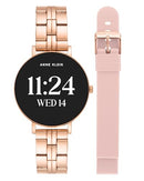 ANNE KLEIN CONNECT IT PRISM SMARTWATCH SET ROSE GOLD/PINK - Like New
