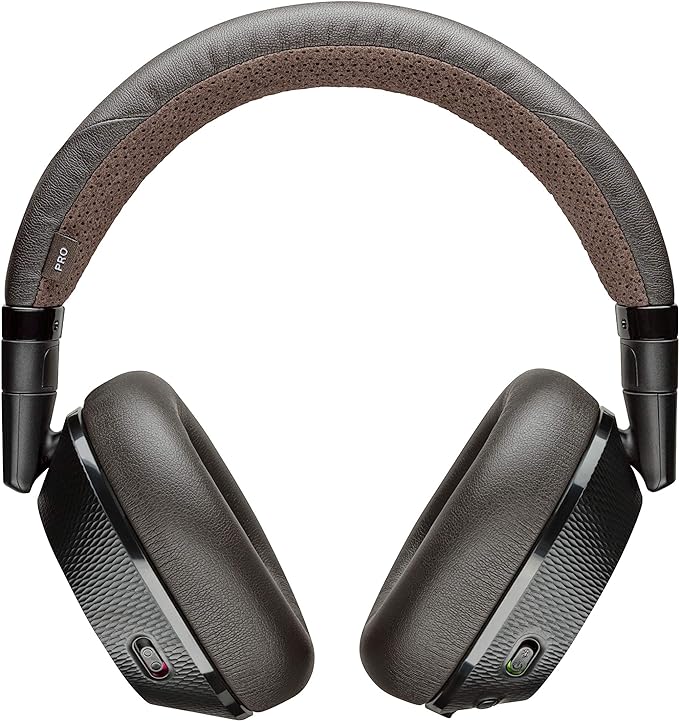 Poly Plantronics + Polycom BackBeat PRO 2 Headphones Wireless SPRO16 - Black/Tan - Like New