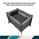 Safety 1st 4-in-1 Portable Play Yard with Bassinet, Portable Bassinet 3362-9384 - Like New
