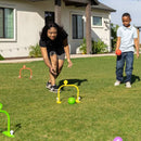 CHUCKLE & ROAR 2 IN 1 KICK AND ROLL FAMILY CROQUET - MULTICOLOR - Like New