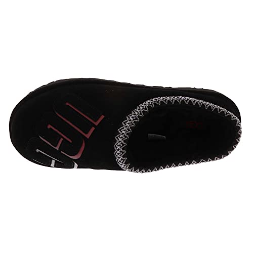 UGG MEN'S TASMAN GRAPHIC SHADOW SLIPPER MEN SIZE 9 - BLACK - Like New