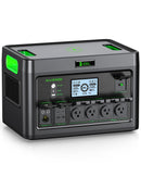 EBL 2400W PORTABLE POWER STATION LIFEPO4 BATTERY 1843.2WH SOLAR GENERATOR GRAY - Like New