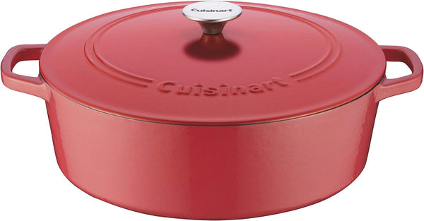 Cuisinart Cast Iron, 7 Quart - PEONY PINK - Scratch & Dent