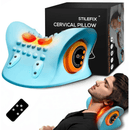 STILEFIX NECK MASSAGER PILLOW WITH 3 ADJUSTABLE MODES PORTABLE NECK - BLUE - Like New