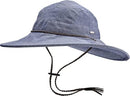 Coolibar UPF 50+ Women's Flora Gardening Hat - Sun Protective Denim Blue - Brand New