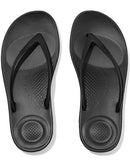 FitFlop Women's Iqushion Ergonomic, Arch Support Flip-Flops, Size 8, Black - Like New