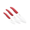 Kyocera Revolution 3-Piece Ceramic Knife Set – Ultra-Sharp Japanese Cutlery - Brand New