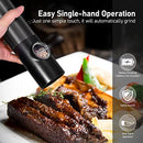 EagmaK Electric Salt and Pepper Grinder Battery Powered, 2 Pack - Dark Gray - Like New
