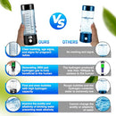 KOSMOKNOTT HYDROGEN WATER BOTTLE GENERATOR – 3500 PPB H2BOTTLEBLK BLACK - Like New