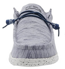 110532521 Hey Dude Men's Wally Stretch Fleece Navy White Size 9 - Like New