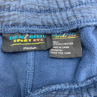 LOGAN AND MARTIN SPORT NYC JOGGER SWEATPANTS - SIZE: MEN M - BLUE HEATHER - Brand New
