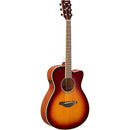 YAMAHA CONCERT CUTAWAY TRANSACOUSTIC GUITAR W/ CHORUS AND - Scratch & Dent