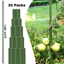 Xiny Tool Garden Stakes, 25 Pack 4 Ft Steel Tomato Stakes, TOMATOSTAKE-25P-GRN-4 - Like New