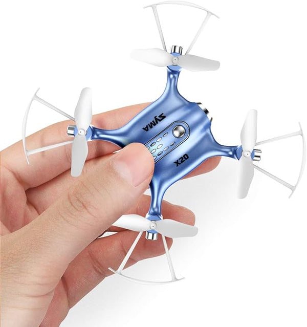 SYMA Mini Drones Flying Helicopter Auto Hovering 3D Flip - Blue - Scratch & Dent