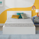 SIMMONS - GEL MEMORY FOAM MATTRESS - 7 INCH, FULL SIZE, FIRM FEEL - GRAY - Brand New
