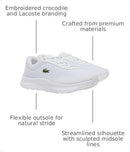 751SMA012621G Lacoste Men's Neo Run Ace Sneakers, White, Size 9 - Brand New