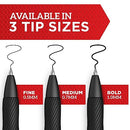 SHARPIE S-GEL GEL PEN, MEDIUM POINT, BLACK INK, 36/PACK (2096180) - BLACK - Like New
