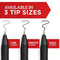 SHARPIE S-GEL GEL PEN, MEDIUM POINT, BLACK INK, 36/PACK (2096180) - BLACK - Like New