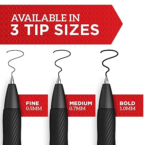 SHARPIE S-GEL GEL PEN, MEDIUM POINT, BLACK INK, 36/PACK (2096180) - BLACK - Like New