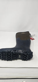 DRYCODE RUBBER BOOTS STEEL SHANK DURABLE ANTI SLIP MUD BOOTS - 10 - BLACK/BROWN - Like New