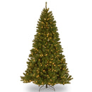NATIONAL TREE 7.5FT PRE-LIT NORTH VALLEY SPRUCE ARTIFICIAL CW-114024SRD-1 -GREEN - Like New