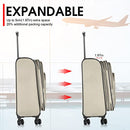 Verdi Travel Softside 24 Inch Luggage Spinner Wheels Lightweight Expandable - Brand New